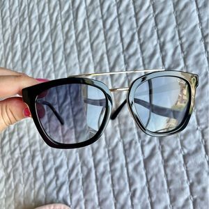 Quay Polarized Sweet Dreams Black and Gold Sunglasses